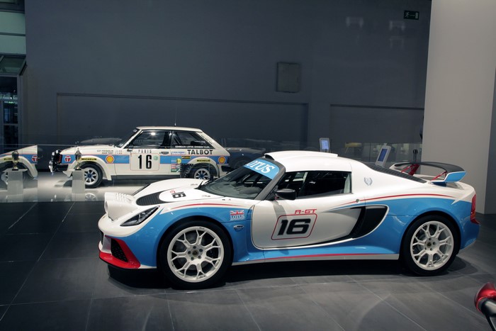 Lotus Exige R-GT and Talbot Lotus Sunbeam