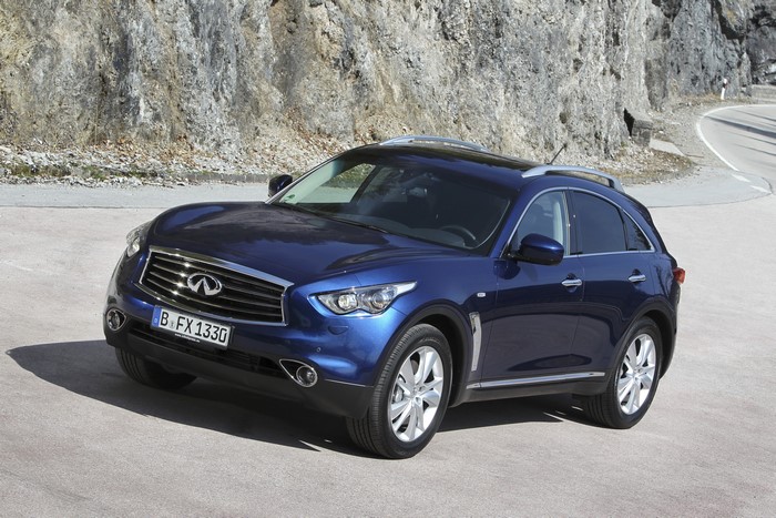 Blue Infiniti FX 30d GT Premium SUV