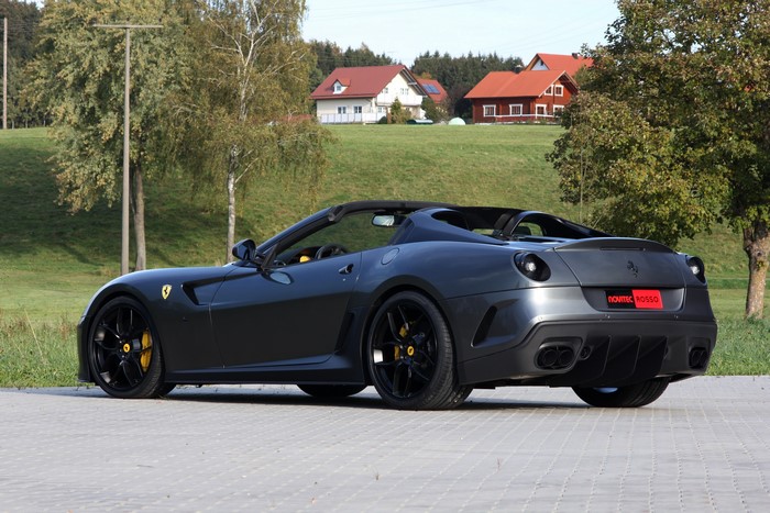 Grey Ferrari 599 SA Aperta Cabriolet