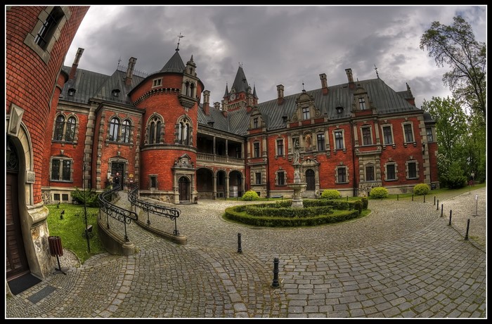 Castle in Plawniowice, Poland