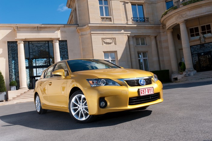 2011 Lexus CT 200h with headlights