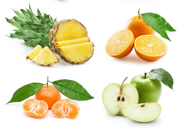Pineapple, Oranges, and Apples