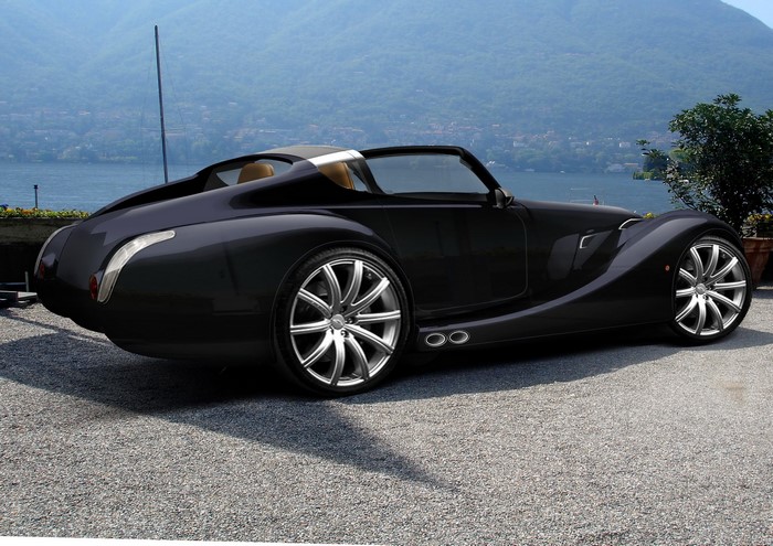 Black 2009 Morgan Aero SuperSports Cabriolet
