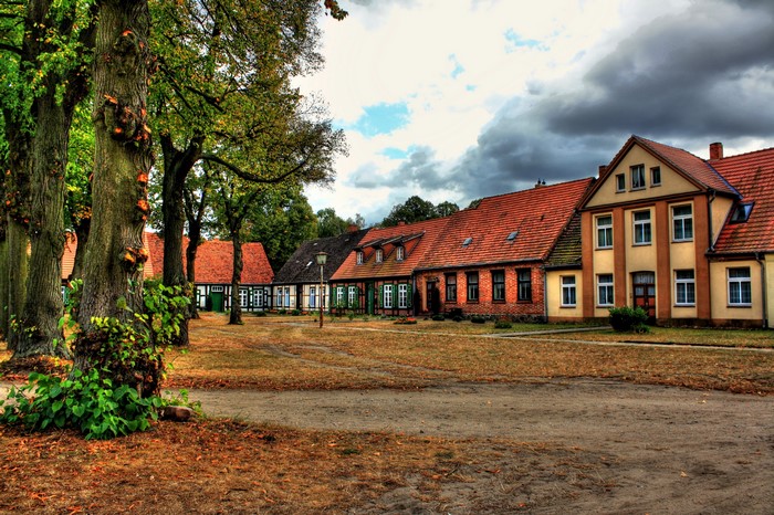 Street in Ludwigslust, Germany