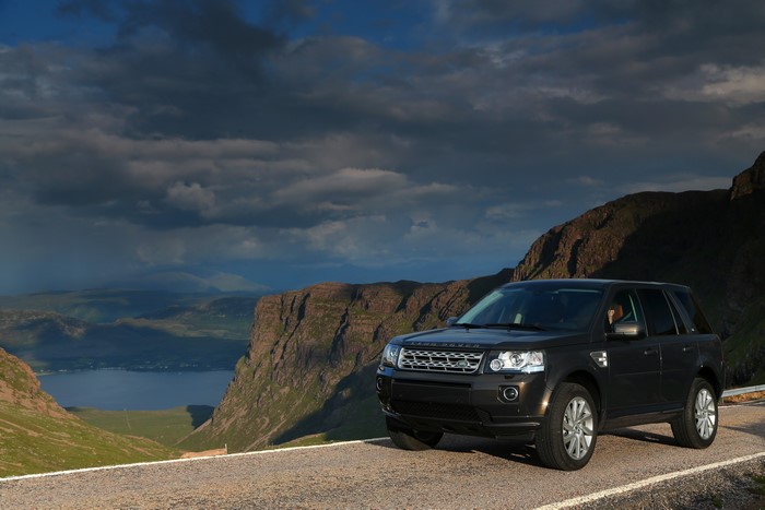 2013 Land Rover Freelander 2 on Mountain Road