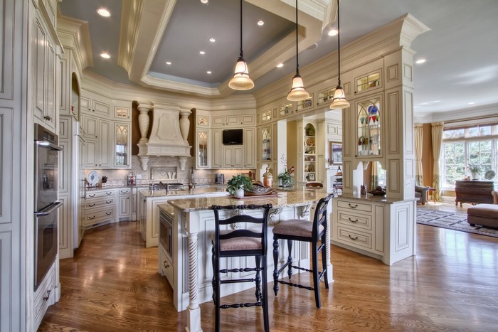 Interior, Chairs, Table, Ceiling, Kitchen, Design, HD Wallpaper | Rare ...