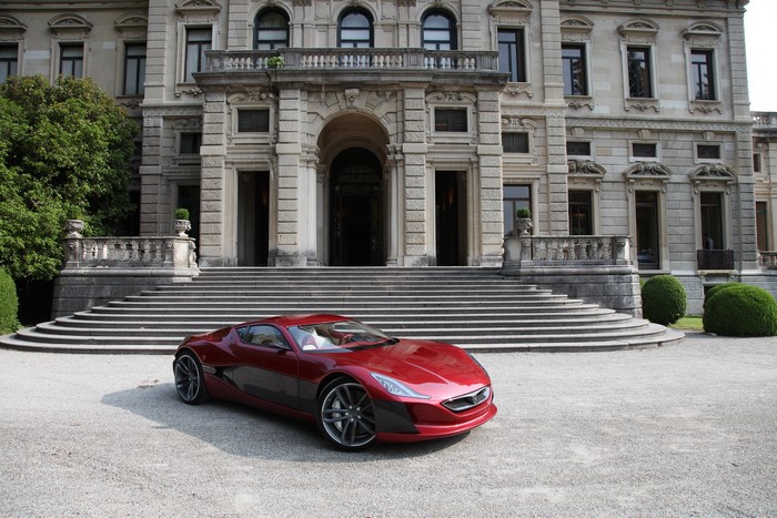 2012 Rimac Concept One wine color luxury car