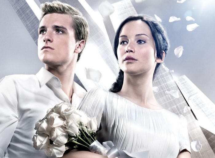 Katniss Everdeen and Peeta Mellark from The Hunger Games