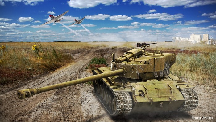 T26E4 SuperPershing tank in World of Tanks