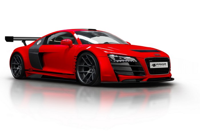 Red 2012 Prior Design PD GT850 R8 Audi