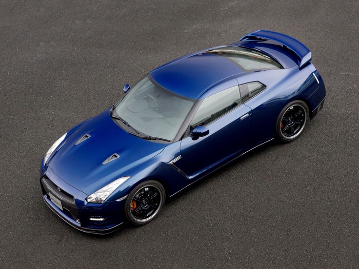 Blue 2011 Nissan GT-R R35 Track Pack
