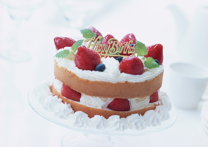 Strawberry Shortcake Birthday Cake