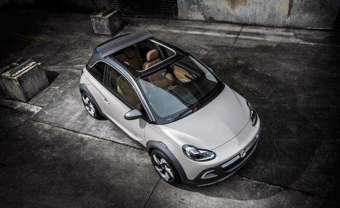 2013 Vauxhall Adam Rocks from above