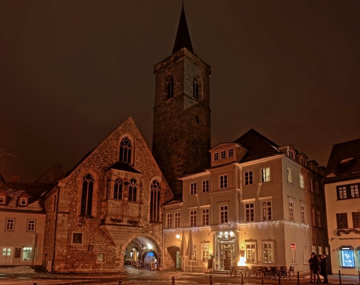 Erfurt, Germany at Night