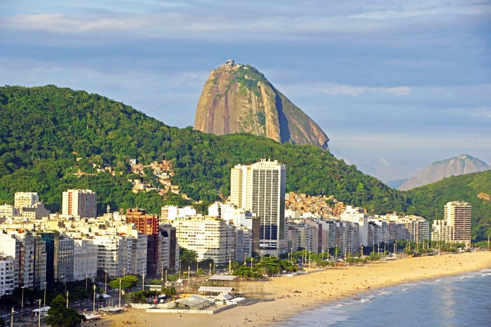 Sugarloaf Mountain and Copacabana Beach, Rio de Janeiro, Brazil