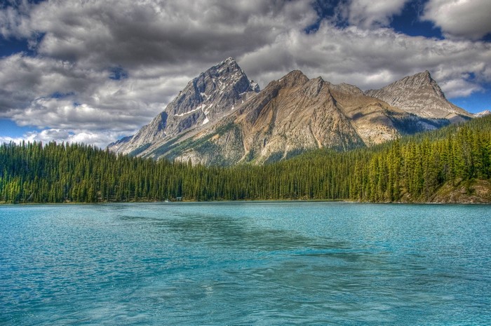 Maligne Lake in Jasper National Park, Canada