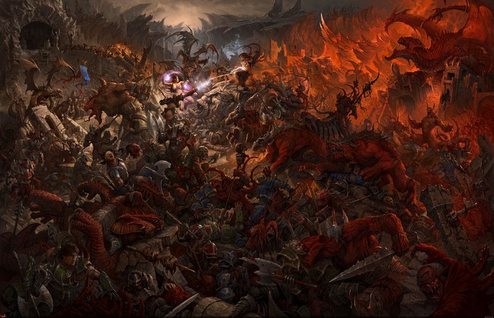 4K Battles of Warriors and Monsters