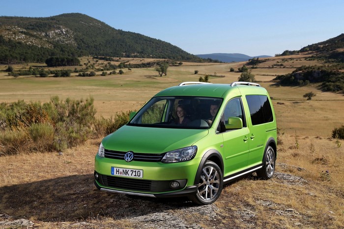 2013 Volkswagen Caddy Cross in a field