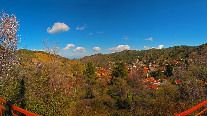 Kalopanayiotis village in Cyprus mountains