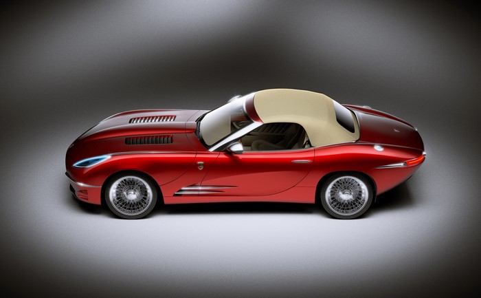 2013 Lyonheart K convertible, red luxury car