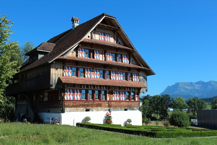 Wooden Mansion in Lucerne Ruswil, Switzerland
