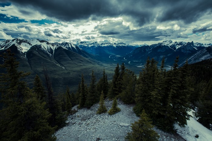 Banff National Park Mountains Scenery