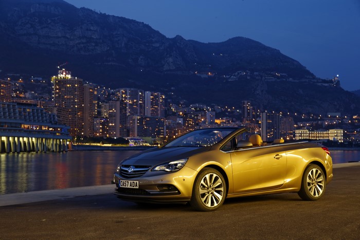Vauxhall Cascada Cabriolet at Night in Monaco