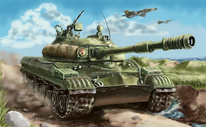4K T-10M Tank Painting Art