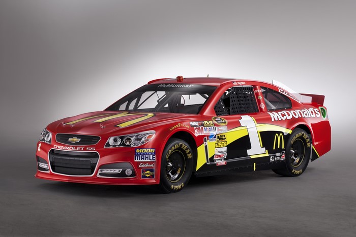 Jamie McMurray's McDonald's Chevrolet SS NASCAR Race Car