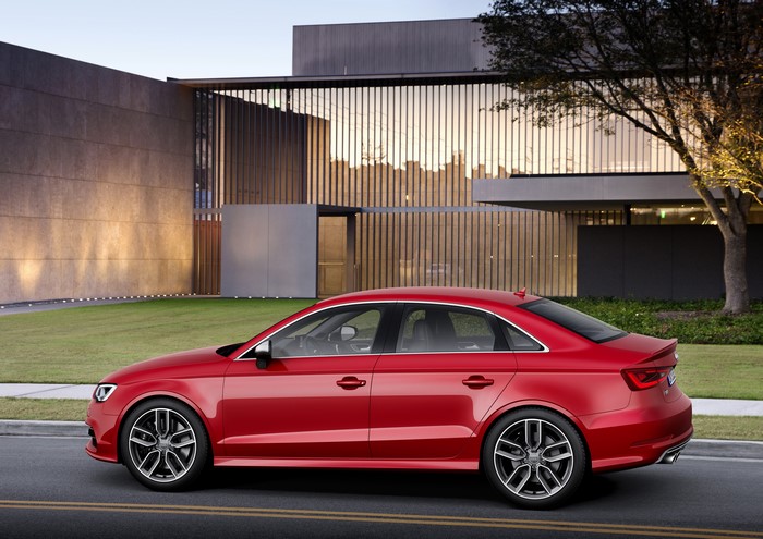 Red 2013 Audi S3 Sedan