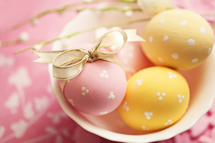 Easter Eggs in a Bowl