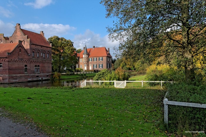 Egelburg Castle in Germany during Autumn