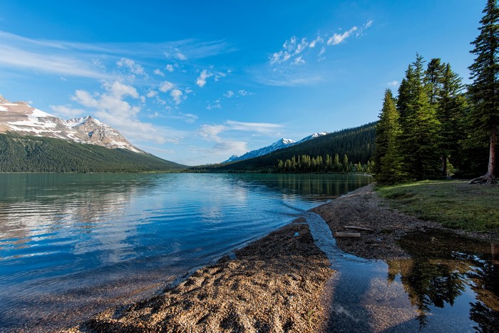 Lake and Mountains in Banff National Park, Canada