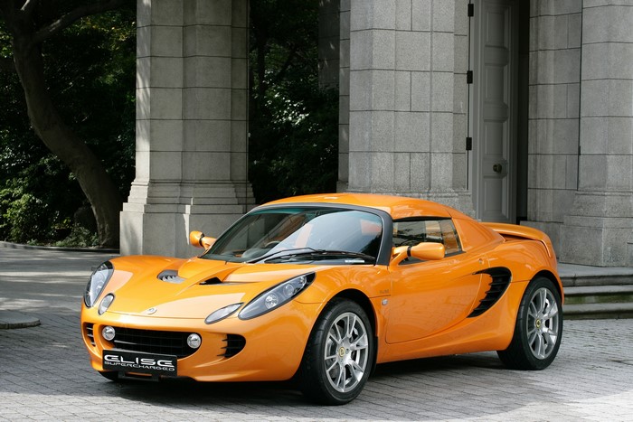 Orange 2008 Lotus Elise SC