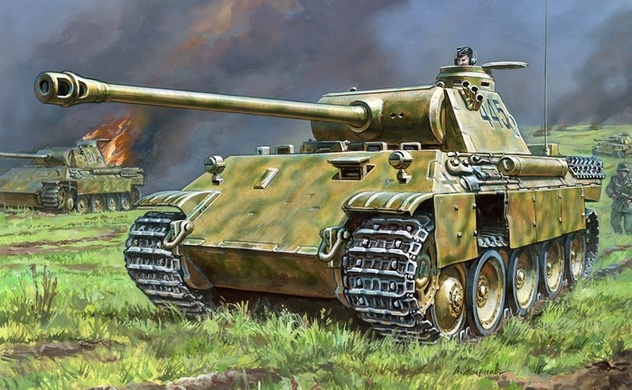 Panther PzKpfw V Tanks Painting