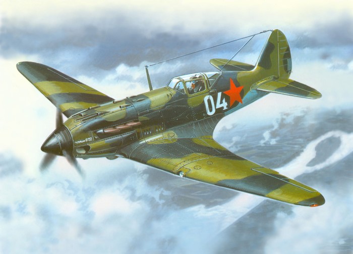 MiG-3 airplane in flight