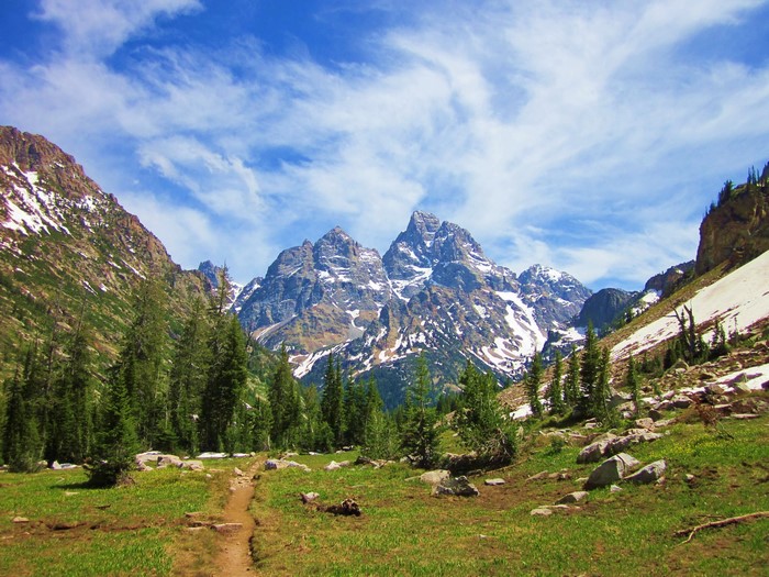 Grand Teton Mountains in Wyoming, USA