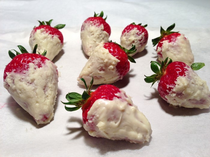 Chocolate-dipped strawberries