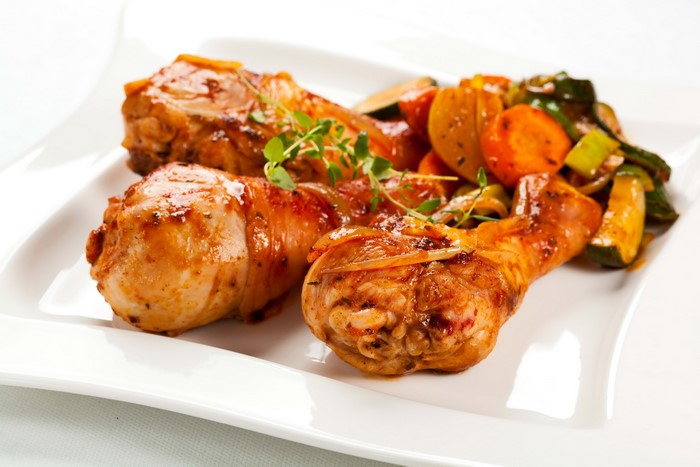 4K Roast Chicken with Vegetables