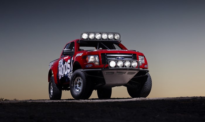 Red 2011 Ford F-150 EcoBoost Raptor