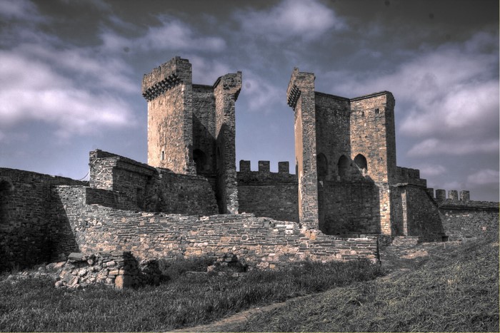 Genoese fortress in Sudak, Crimea, Ukraine