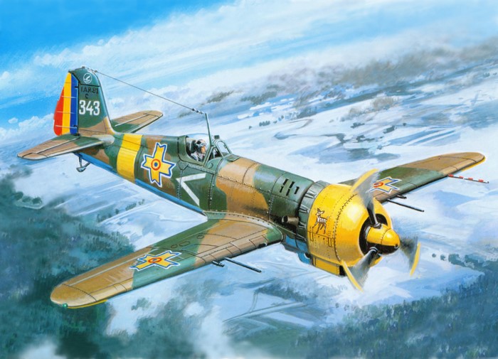 IAR-81C Airplane in Flight