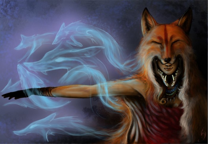 4K Magic Foxes