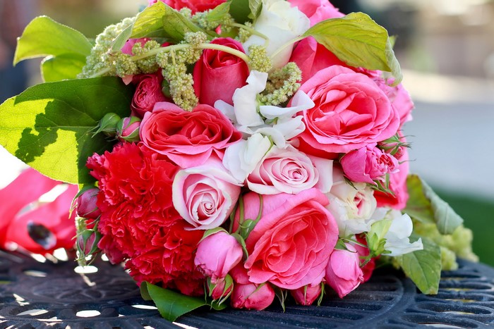 Pink and Red Rose Bouquet