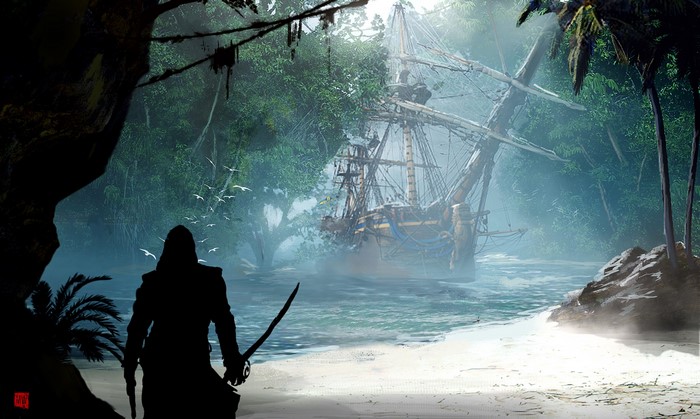 Assassin's Creed 4 Black Flag shipwreck