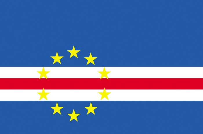 Flag of Cape Verde with stars