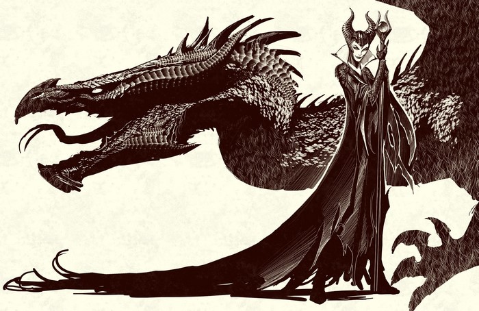 Maleficent and Dragon