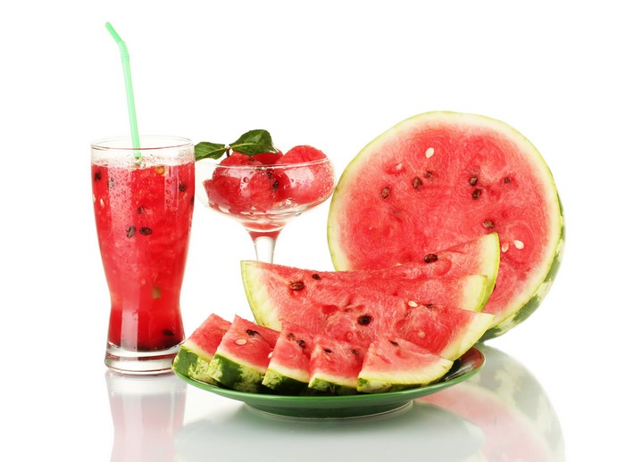 Watermelon Juice, Slices, and Balls