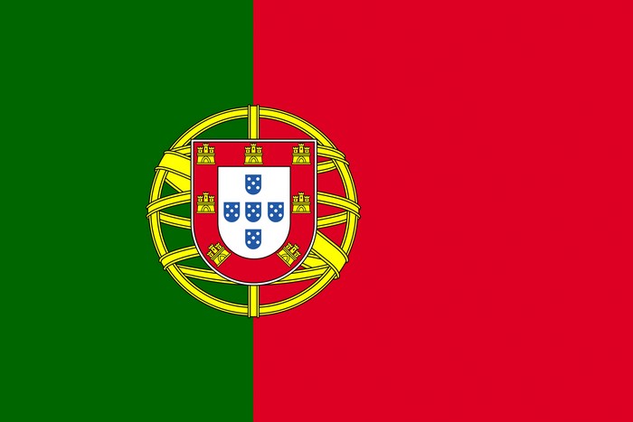 4K Portuguese National Flag Vibrant Colors