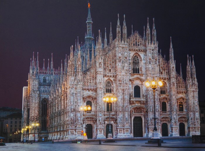 Milan Cathedral at Night, Italy